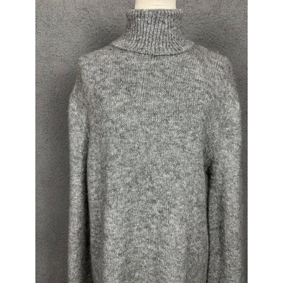 Steve Madden Women's Turtleneck Cozy Winter Sweater Dress Gray Size XL NWT's. - Picture 2 of 8